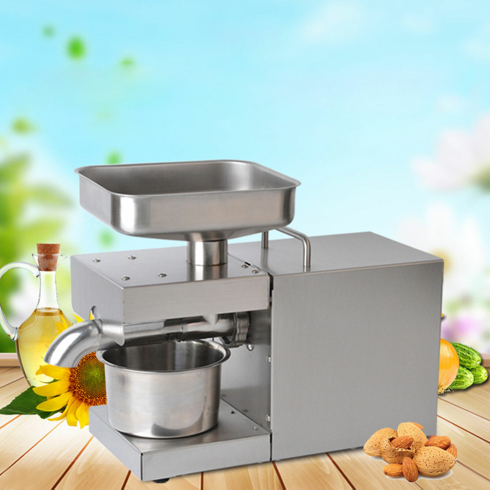 Commercial Automatic Oil Press Machine Oil ExpellerElectric Cold&Hot Oil Machine