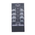 thumbnail image 3 of Wire Barrier Block Terminal Strip, 5pcs 15A Dual Row Terminal Strip Easy Installation 600V TB Fixed Professional  for Lighting for Distribution System 3 Bits 1503,4 Bits 1504,5, 3 of 7