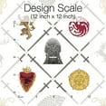 thumbnail image 5 of Game Of Thrones House Sigils Peel & Stick Wallpaper, 5 of 8