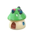 thumbnail image 2 of Billuyoard Mini casa de setas de resina, estatua en miniatura, escultura de Micro paisaje, artesanal, decoración del hogar, regalos para niños para Decoración Verde Billuyoard HA080061-04, 2 of 6