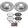 thumbnail image 3 of PowerStop Rear Z26 Street Warrior Carbon-Fiber Ceramic Brake Pad and Drilled and Slotted Rotor Kit Fits: AUDI Select Models K7707-26, 3 of 9
