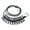 BK, variant on TopLLC Outdoor Camping Travel Home Retractable Clothesline With Clips Clothesline Portable Windproof Non-slip Drying Rope 12 Clips