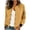 Yellow, variant on Jackets for Women Long Sleeve Front Button Lightweight Baseball Jacket Casual Fall Outerwear with Pocket(Medium,Yellow)