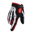 thumbnail image 3 of Biker Skeleton Bone Gloves Racing Cycling Motorcycle Mechanics Goth Full Finger, BMX MX ATV Gloves Full Finger Skeleton Bicycle Cycling Motocross, 3 of 9