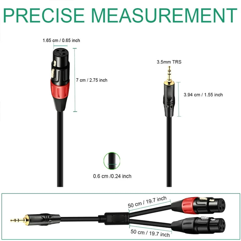 MUSIC STORE Câble double jack/jack 3 m