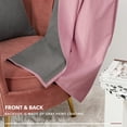 thumbnail image 6 of Deconovo 100% Blackout Curtains Thermal Insulated Drapes, Pink, 52W x 54L Inch, Noise Reducing Faux Linen Grommet Panels for Living Room, 6 of 8