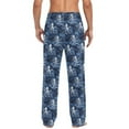 thumbnail image 3 of joogoo Men's Pajama Pants Cartoon Octopus Blue Soft Long Sleep Lounge Pjs Bottoms 2XL, 3 of 7