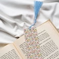 thumbnail image 6 of Kdxio Bunny Floral Print Metal Tassel Bookmarks,Perfect Gift for Art Lovers and Bookworms Metal Bookmarks for Women, 6 of 8