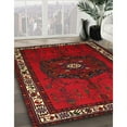 thumbnail image 3 of Ahgly Company Machine Washable Indoor Rectangle Traditional Sepia Brown Area Rugs, 3' x 5', 3 of 7