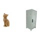 thumbnail image 1 of Elegante Figura De Resina Con Forma De Gato, Organizador De Armario, Ideal Para Sala De Estar, Dormitorio, Entrada, Estantería Y Solución De Almacenamiento Que Ahorra Espacio En El Hogar., 1 of 8
