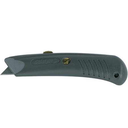 UPC: 0841436074247 | Box Partners Safety Grip Utility Knife Gray 10/Case KN114