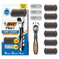 thumbnail image 1 of BIC Flex 5 Trim and Shave Men's Grooming Kit, 3-in-1 Beard Trimmer, Razor & Precision Edger, No Battery or Charging Required, 5-Blade Shave, Face & Body, 3 Cartridges + 6 Trimmers, 1 of 3