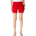 thumbnail image 1 of I.N.C Womens Curvy Pull-On Casual Walking Shorts, Red, 10, 1 of 1