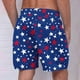 thumbnail image 4 of Puntoco Pantalones Cortos Para Hombre Con Bolsillo Con Cordón Y Estampado Del Día De La Independencia, Color Azul Xl,Pantalones Cortos Hombre, 4 of 4
