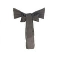 thumbnail image 4 of BalsaCircle 5 Charcoal Grey Chair Sashes Premium Polyester Faux Burlap Wedding, 4 of 8