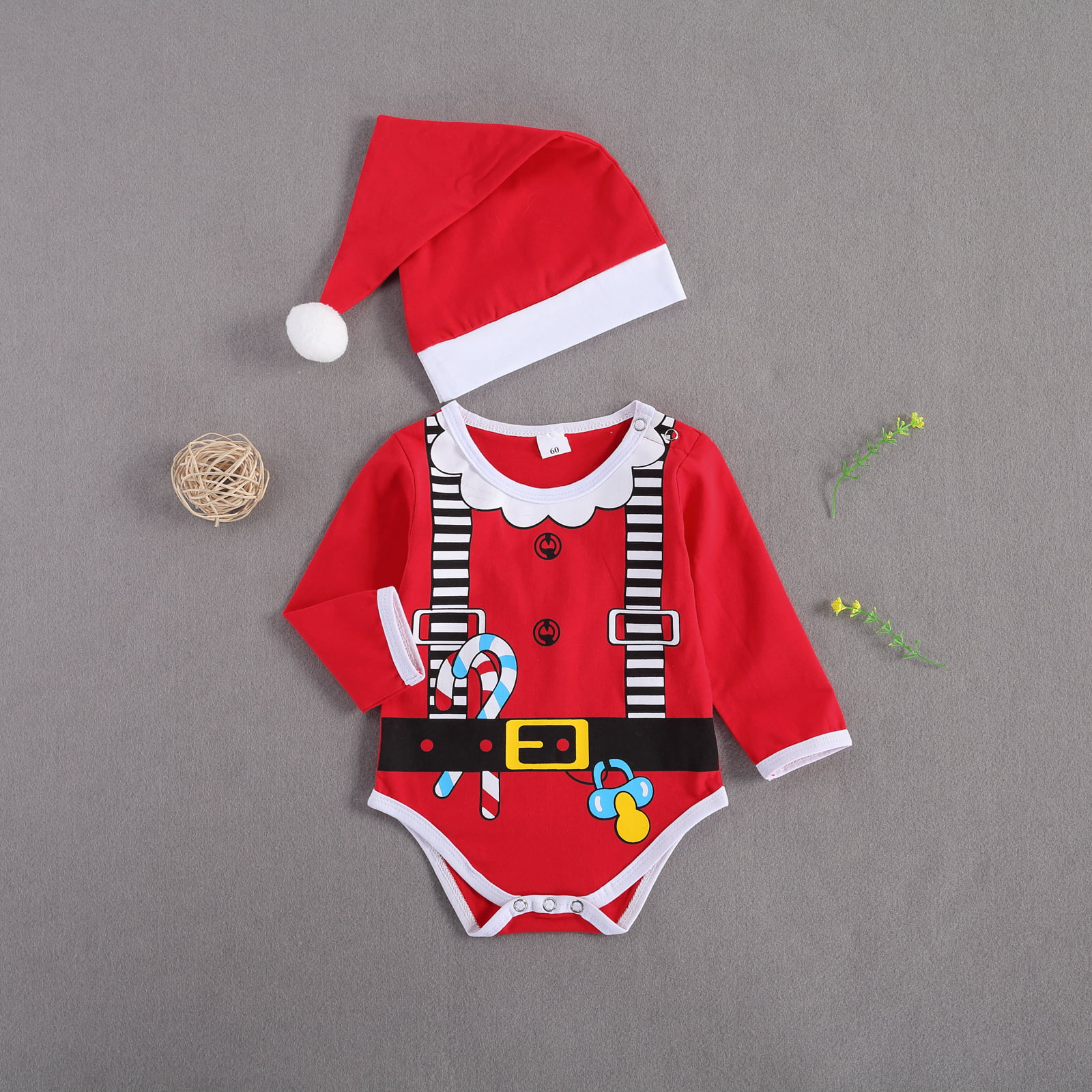Details about   New Baby Kids Christmas Santa Claus Cosplay Costume Romper Jumpsuit Hat Bib US 