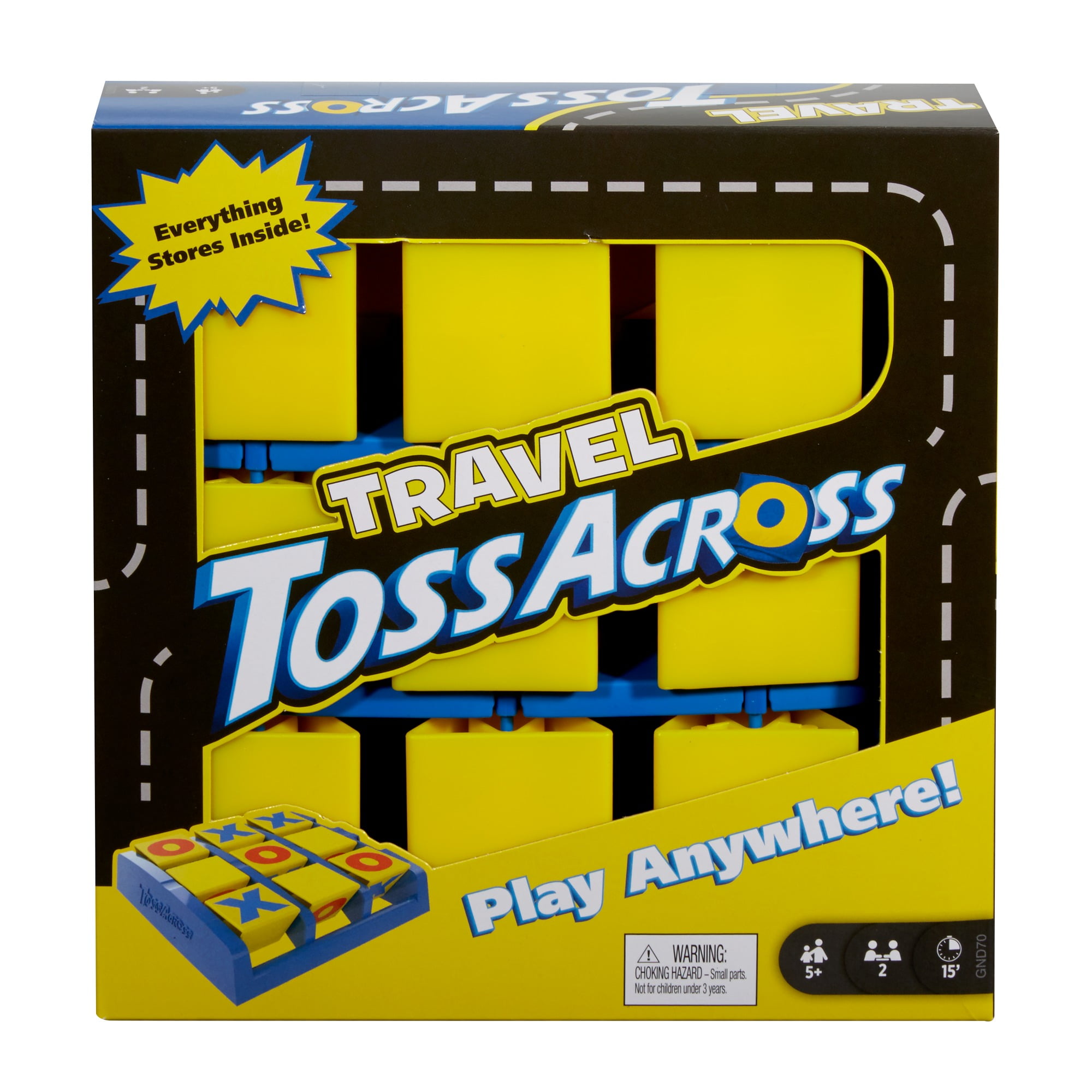 Travel toss across Tic Tac toe tossing Game for 2 Players Ages 5 Years & Older