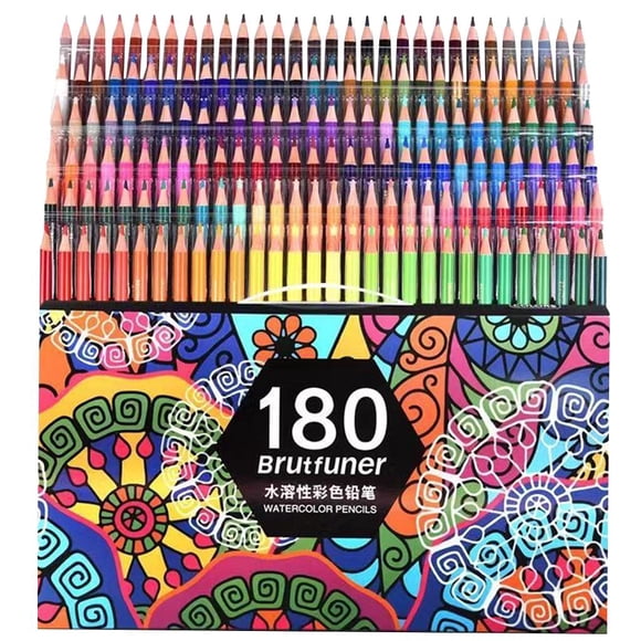 simhoa Multi Color Oily Color Pencil Sketch Pencil 180 Water Soluble