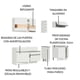 thumbnail image 4 of Cocina Integral Completa Modular Madesa Parma 220cm BB 01, 4 of 10