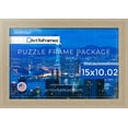 thumbnail image 3 of ArtToFrames 15x10.02 Inch - 38x26 CM Brown Puzzle Frame for 1000 piece Puzzles.1.25 Inch Custom MDF Puzzle Frames, Natural Oak - Comes with Regular Glass, 3 of 6