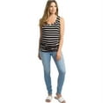 thumbnail image 3 of Uniexcosm Women's Nursing Maternity Tops for Breastfeeding Shirt s Pregnancy Sleeveless Tee Postpartum T-Shirt, 3 of 5
