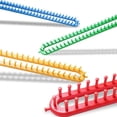 thumbnail image 2 of DEBGFS Ensemble de 4 Métiers à Tricoter Rectangulaires de Tailles Différentes en Plastique Coloré pour Tricoter Foulards et Tuques, Outils d'Artisanat Faits à la Main avec Crochet et Aiguille (Couleur Aléatoire), 4 Pcs, 2 of 5