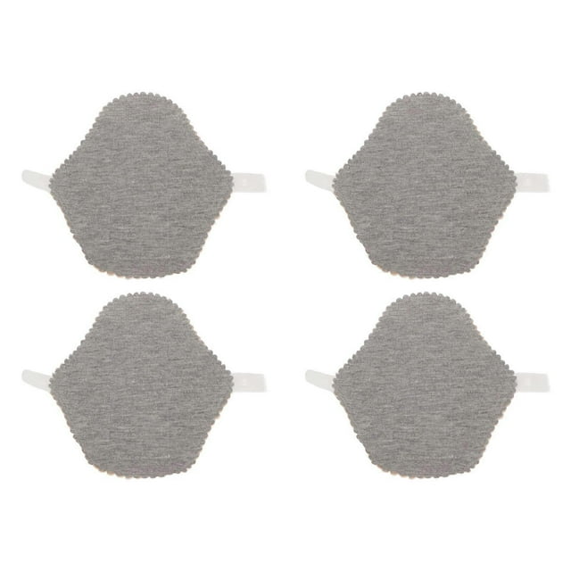 Washable Menstrual Pads Leakage Proof Soft Breathable Strong Absorbent Reusable Feminine Pads for Women 4pcs 22x16cm / 8.7x6.3in