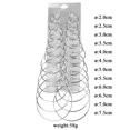 thumbnail image 2 of TABLZONE 12 Pairs Lightweight Dangle Hoop Earrings Set for Women, Nickel Free Jewelry Collection, 2 of 4