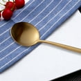 thumbnail image 5 of Stainless Steel Coffee Spoon | Long-Handled Iced Tea Stirring Spoon Gold Finish | Decorative Tree Branch Design | Ergonomic Grip | 1 Piece | Multiple Sizes, 5 of 6