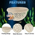 thumbnail image 2 of Unique Bargains Betta Hideout Cave Aquarium Floating Betta Hideout Multi-Functional Betta Fish Hammock Beige, 2 of 6