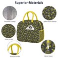 thumbnail image 4 of Lunch Bag Lunch Box for Women Reusable Insulated Lunch Bags,Water-Resistant Lemon Tropical Fruit Cooler Lunch Tote Bag, Large Capacity for Work Travel Picnic, 4 of 6