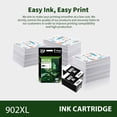 thumbnail image 4 of 902 902XL Ink Cartridges Compatible for 902 902XL 2 Pack for OfficeJet Pro 6968 6978 6958 6978 6968 6970 6971 6974 6975 6979 6960 6961 6963 6964 6965 6966 6950 902 XL Printer (2 x Black), 4 of 6