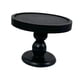 thumbnail image 2 of Portavelas para platos,Candelabro Candelabro Plato de Vela Bandeja de Vela,Candelabro de pilar negro con placa redonda de madera,Bandeja para velas de pilar decorativa pequeña,Bandeja de, 2 of 9