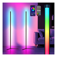 thumbnail image 4 of 2 Pcs Lámpara De Piso Led Rgb Lámpara Inteligente Sincronización De Música App Eo Safe Imports Negro, 4 of 5
