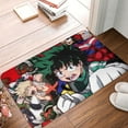thumbnail image 4 of My Hero Academia Bathroom Rugs, Anime Welcome Door Mat, Non Slip Mat, Front Door Mat For Bedroom Living Room, Super Absorbent Flannel Rugs, Home Decor, 16*24 Inch, 4 of 9