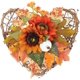 thumbnail image 3 of Guirnalda De Acción De Gracias Corona De Corazón De Mimbre Guirnalda De Hoja De Arce Artificial Con Calabaza Baya Guirnalda Colgante Floral Planta De Acción De Gracias Decoración Del Hogar. Afortunado Sencillez, 3 of 5
