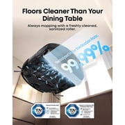 eufy Robot Vacuum Omni and Mop Combo S2 +official dust bags, 30,000 Pa Fade-Free Suction,99.99% Germ Removal,68-Days Self Emptying, Fragrance Diffuser