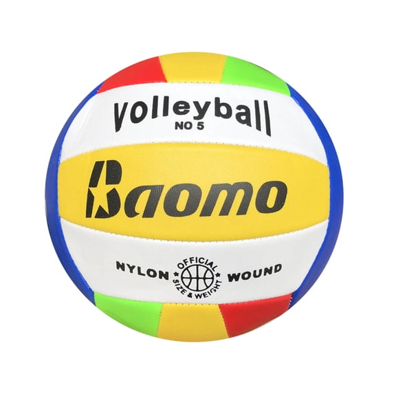 Leather Volleyball Size 5 Official Soft Indoor Outdoor Game Sports Beach Volleyball For Outdoor Sports