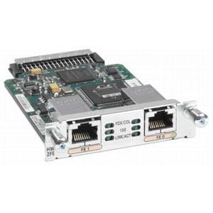 Cisco 2-Port Fast Ethernet High-Speed WIC 2 x 10 100Base-TX by Cisco
