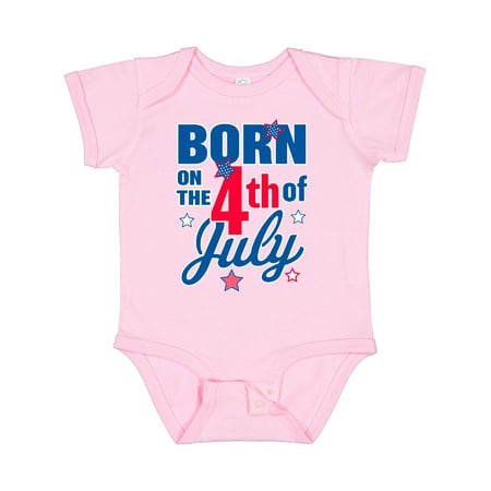 

Inktastic Born on the 4th of July Gift Baby Boy or Baby Girl Bodysuit