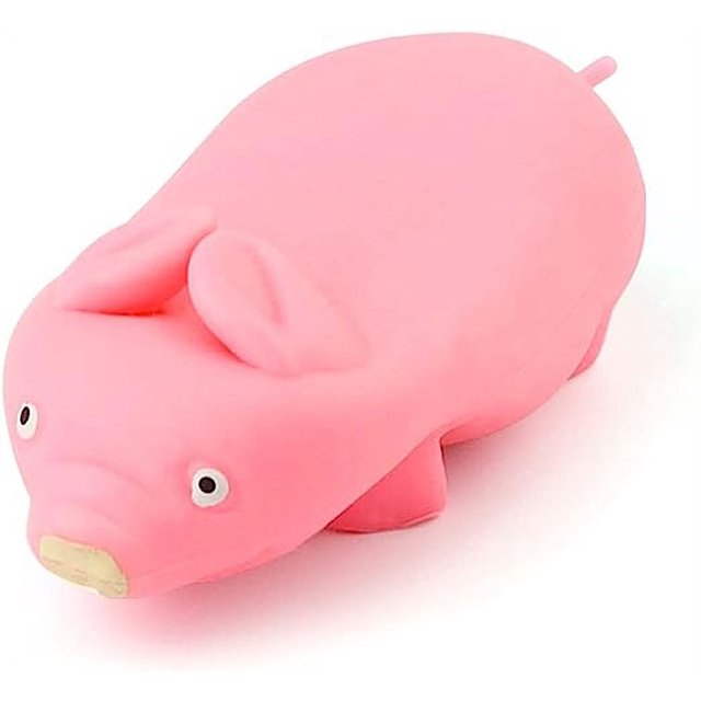 Zshan (Ensemble de 3) Cochon Rose de Décompression, Lala Cochon Rebond Lent, Jouets Adorables, Artefact de Décompression