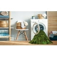 thumbnail image 2 of Ahgly Tapis d'Intérieur Lavable en Machine Carré Vert Lime Foncé, 6 Pieds Carré, 2 of 7