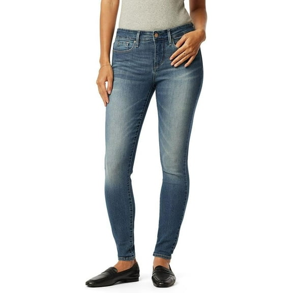 Levi Strauss Signature Gold Women's Totally Shaping Skinny Jeans Mid-Rise Stretch Denim (Available in Plus Size)