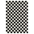 thumbnail image 4 of Luxe Weavers Checkered Black and White 8x10 Geometric Abstract Area Rug, 4 of 9