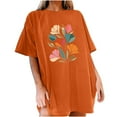 thumbnail image 4 of Womens T Shirts Loose Plus Size Short Sleeve Tunic Tops for Women XS Womens Summer Tops 2025 s for Women Golf, 4 of 5