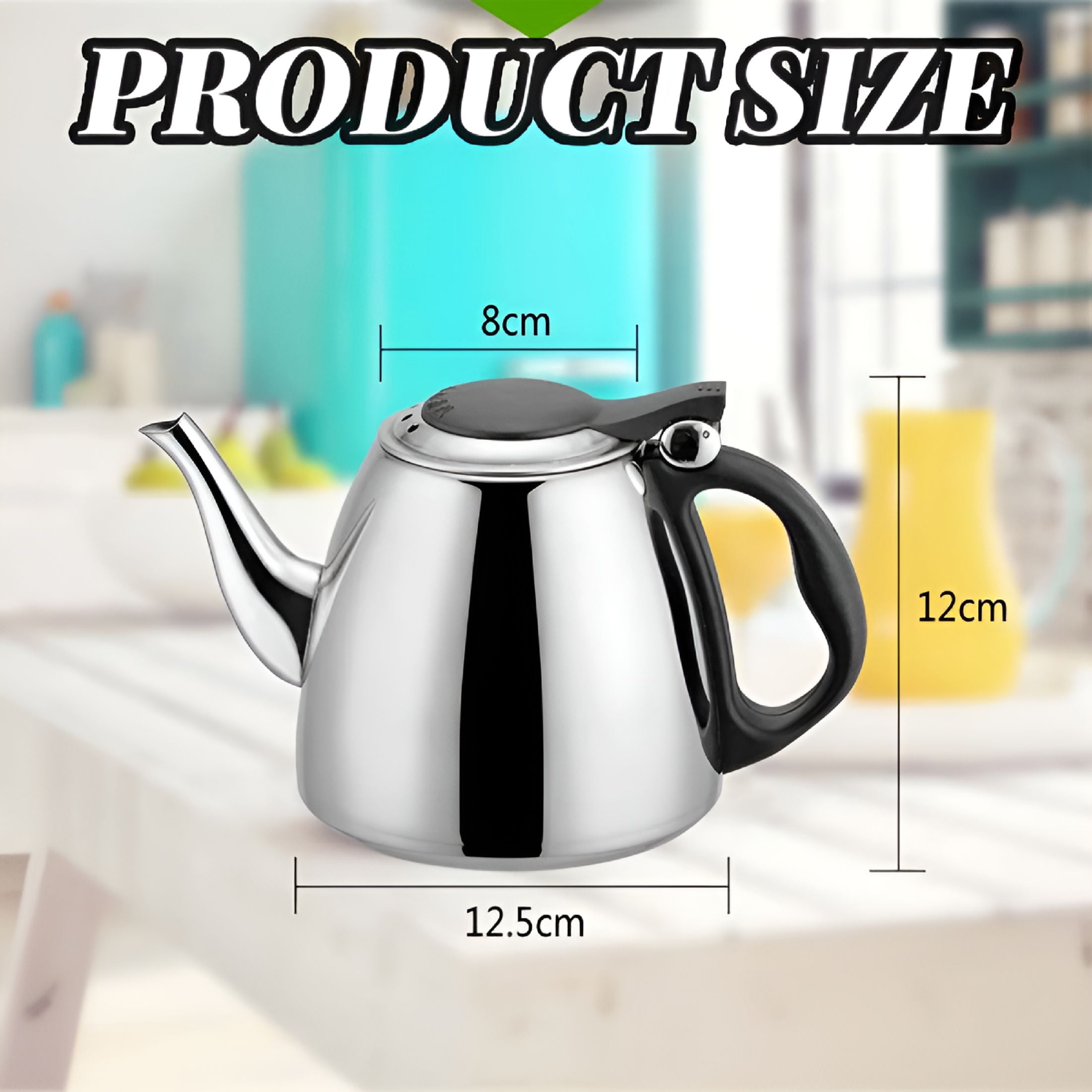 HIBIBUD 2026 New Stainless Steel Electric Kettle,1.2 Liter Tea Kettle Electric & Hot Water Kettle,Fast Boil,Auto Shut-Off and Boil-Dry Protection Electric Tea Kettle