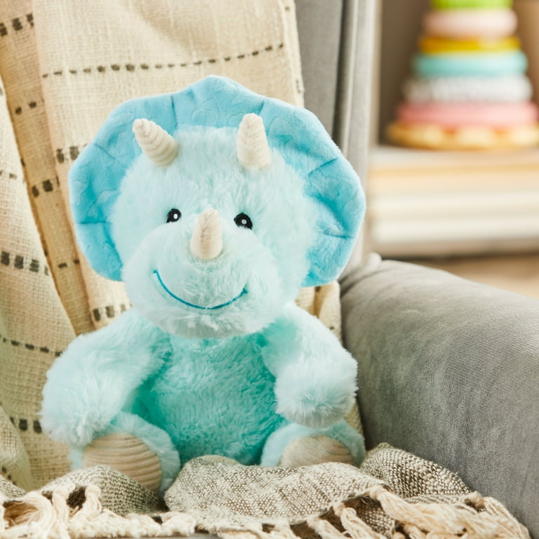 Spark Create Imagine Blue Baby Triceratop Dinosaur Plush Toy