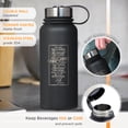 thumbnail image 3 of Christian Art Gifts Large Stainless Steel Double Wall Vacuum Sealed Insulated Water Bottle for Men & Women: For God So Loved - John 3:16 Inspirational Bible Verse, Leak/Spill Proof, Black, 32 oz., 3 of 7