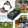 thumbnail image 6 of Bxaolu Oversized Duffle Bag - 24“ Extra Large Heavy Duty Water Resistant Travel Bag for Camping Moving Storage (Black, 2Pack), 6 of 9