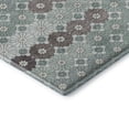 thumbnail image 3 of Addison Rugs Mayfield Premium Machine Washable Transitional Geometric Teal Rectangle Rug, 10' X 14' Machine Washable Transitional Geometric Teal Oversized Sherpa Throw Blanket, 3 of 7